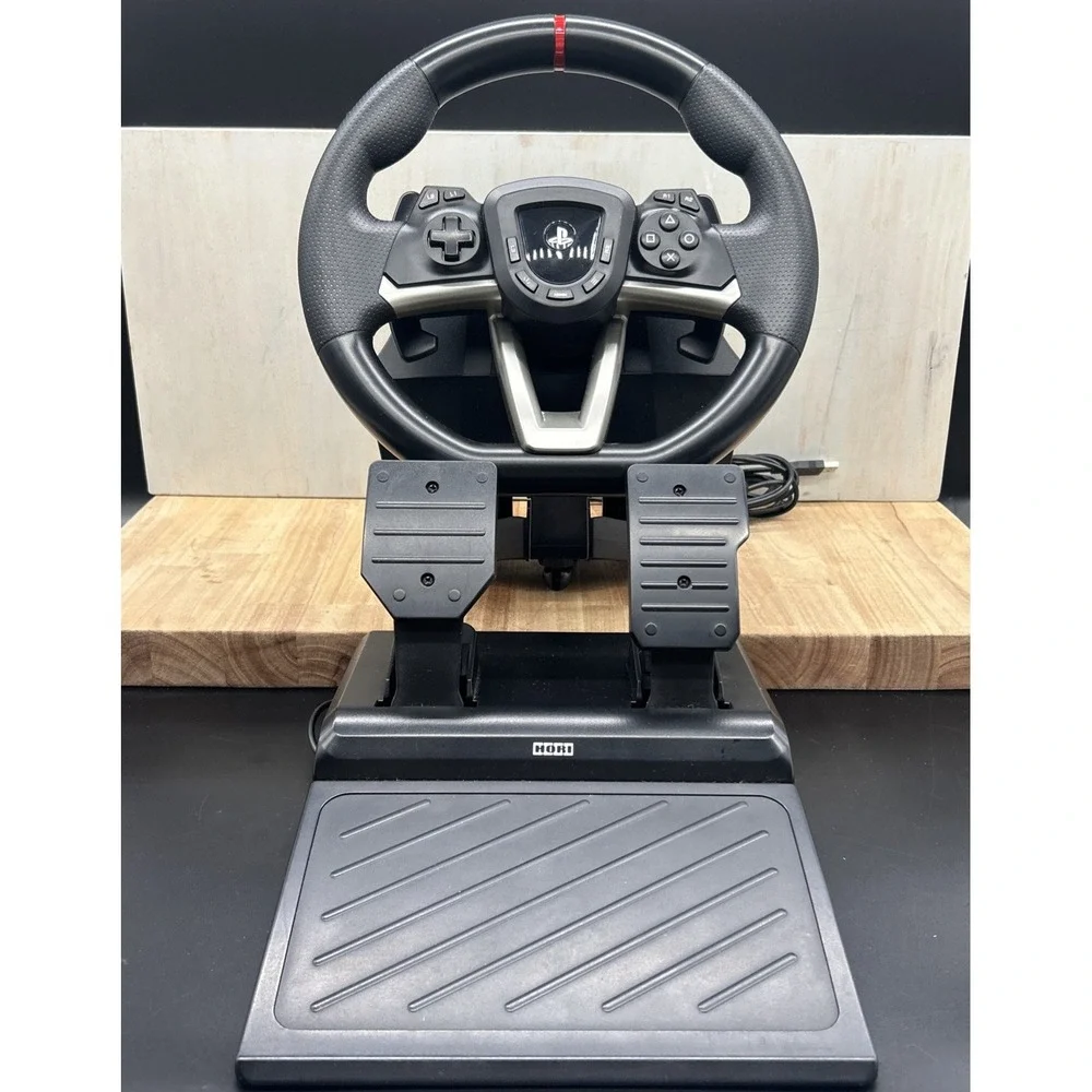PlayStation RWA Steering Wheel Plus Pedals Compatible with PS5, PS4, PC Tested